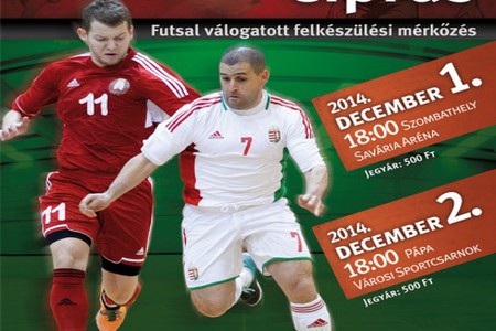 Futsal: vlogatott meccs lesz Szombathelyen!