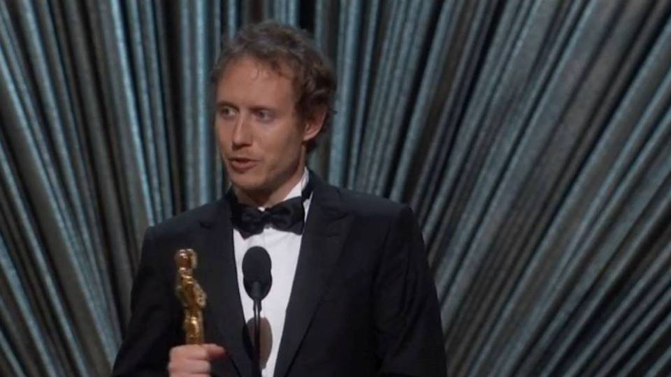 Viden, ahogy Nemes Jeles Lszl tveszi az Oscar-djat