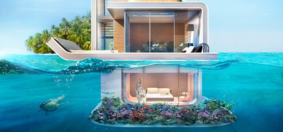 Vz alatti hlszoba jelenti most a luxus luxust Dubajban