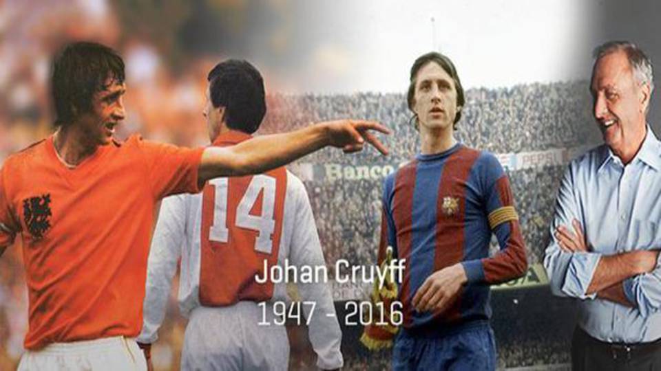 Gyszol a futballvilg: elhunyt Johan Cruyff