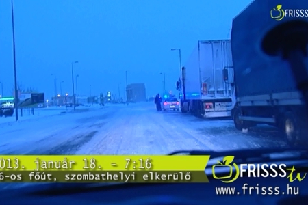 Rendkívüli hóhelyzet Vas megyében (FrisssTV)