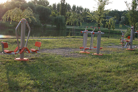 Fitness park épül a Csónakázó-tó mellé