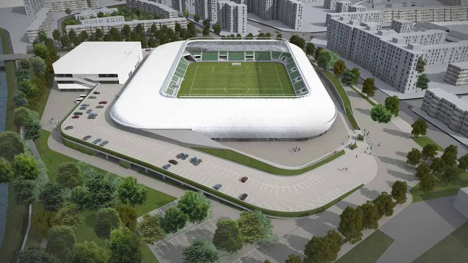 2017 nyarára készül el az új Haladás Sportkomplexum