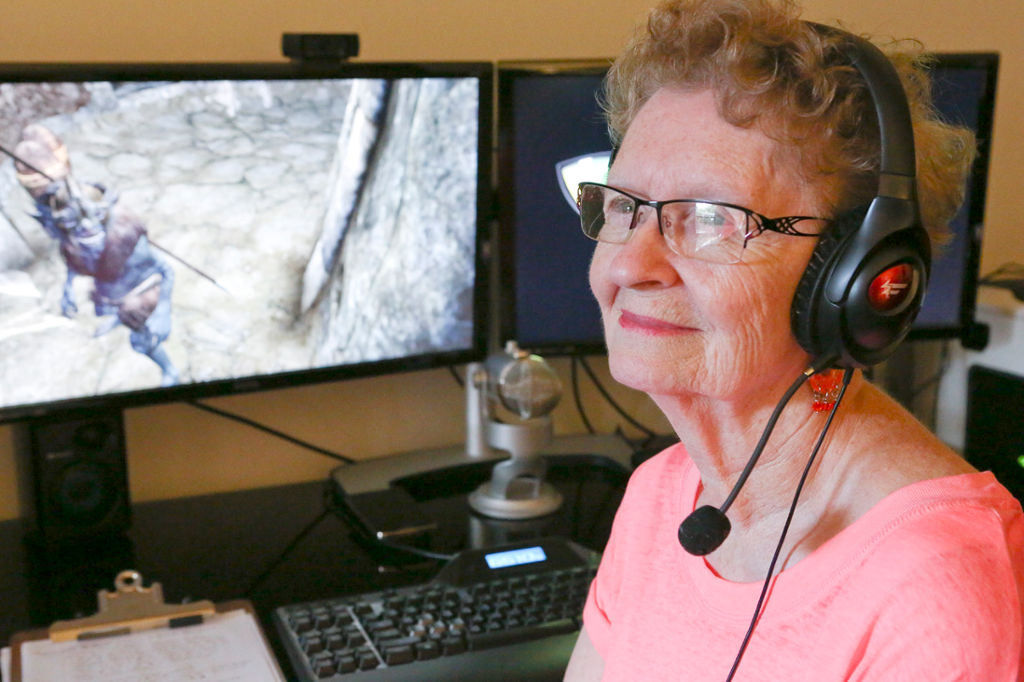 Ez a 80 éves nagymama hatalmas videójátékos!