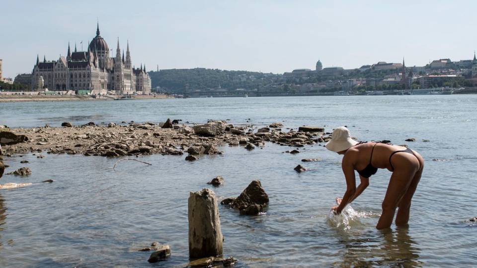 Rekord alacsony vízszint a Dunán