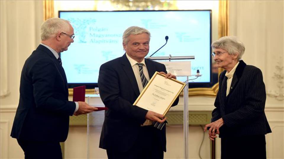 Csókay András kapta a Polgári Magyarországért díjat