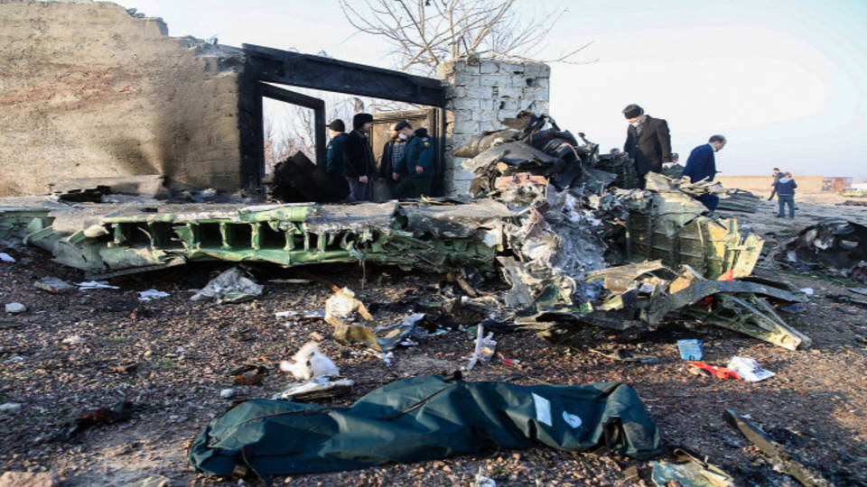 Lezuhant Iránban egy ukrán utasszállító repülőgép - Frissítve 