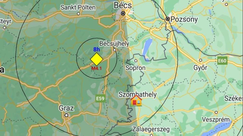 Érezte? - Földrengés volt az osztrák - magyar határ közelében