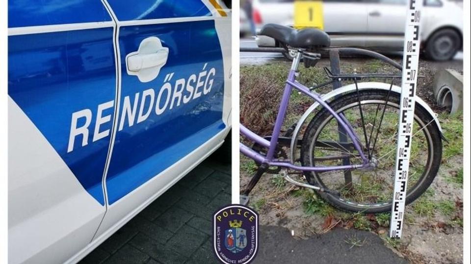 Gyalog érkezett a rendőrségre, de biciklivel távozott