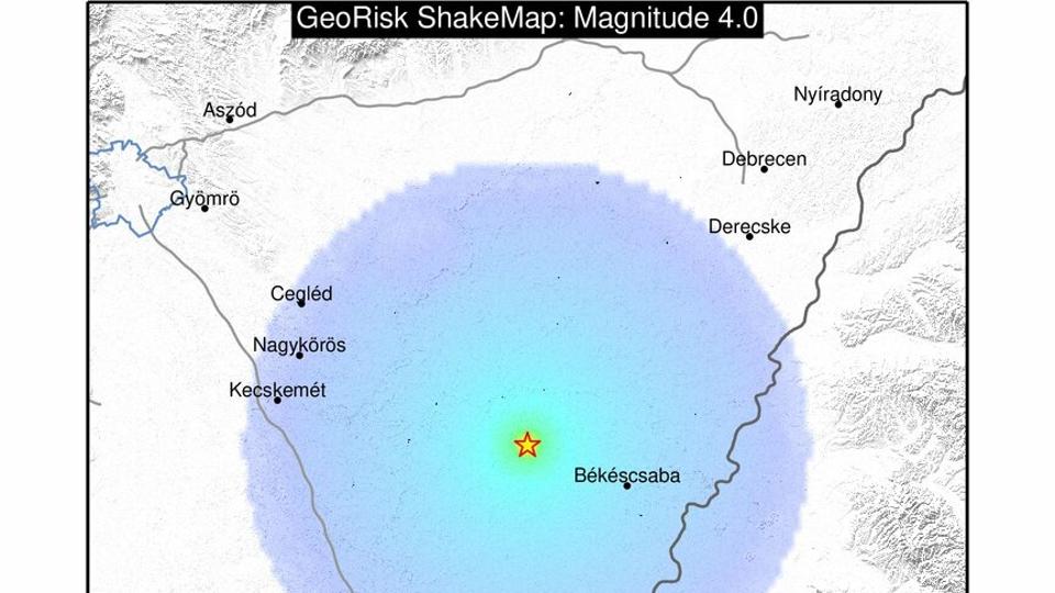 Nagy földrengés volt Magyarországon szombat délelőtt